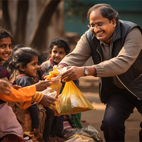 A liaison connecting TABIS with NGOs and charitable trusts